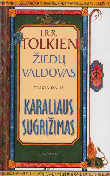 Žiedų valdovas, 1,2,3 dalys. Hobitas - J. R. R. Tolkien, knyga 1
