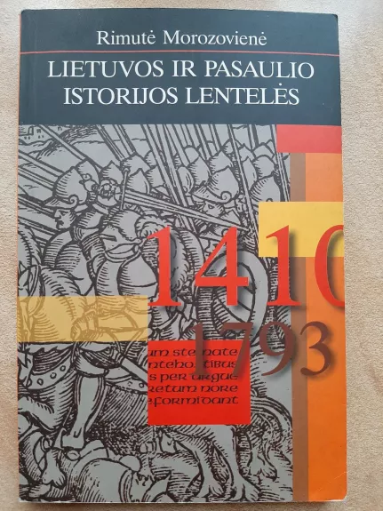 Lietuvos ir pasaulio istorijos lentelės - Rimutė Morozovienė, knyga 1