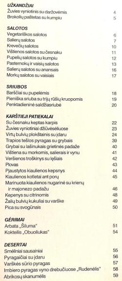 Kviečiu prie stalo, 1999 m., Nr. 10