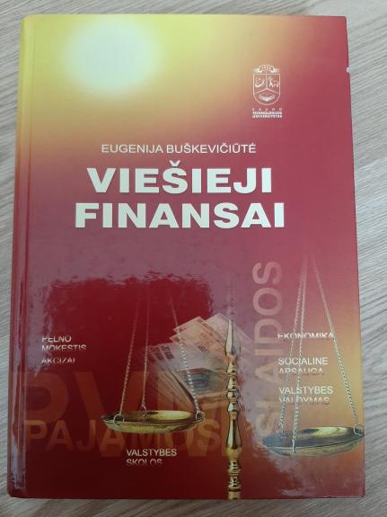 Viešieji finansai - Eugenija Buškevičiūtė, knyga 1