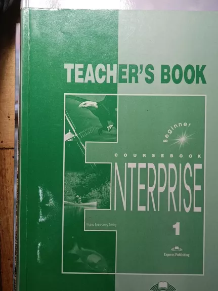 Enterprise 1 Teachers book - Virginia Evans, Jenny  Dooley, knyga