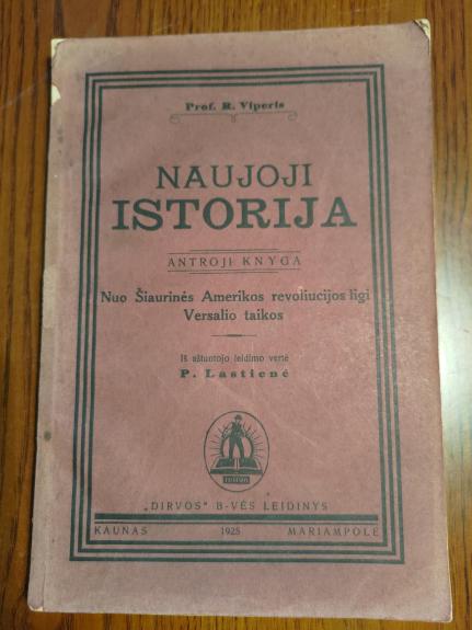 Naujoji istorija, II knyga