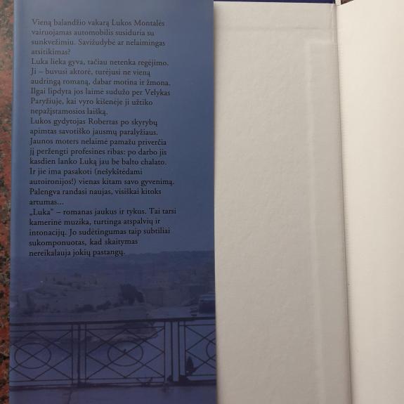 Luka - Jens Christian Grondahl, knyga 1