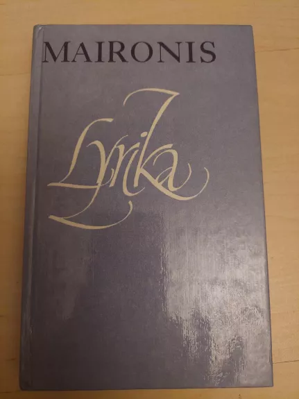 Lyrika -  Maironis, knyga