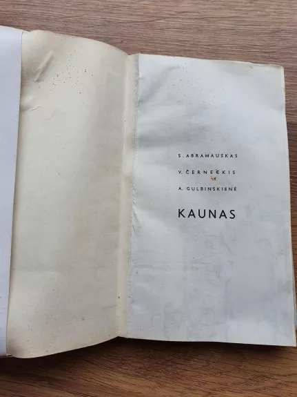 Kaunas - S. Abramauskas, V.  Černeckis, A.  Gulbinskienė, knyga 1
