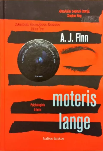 Moteris lange - A. J. Finn, knyga