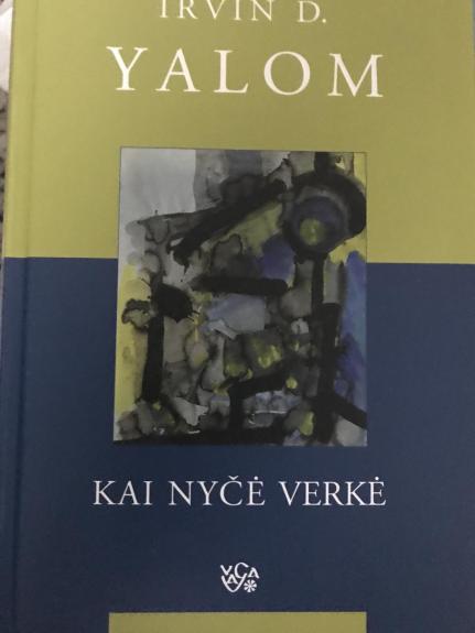 Kai Nyčė verkė - Irvin D. Yalom, knyga