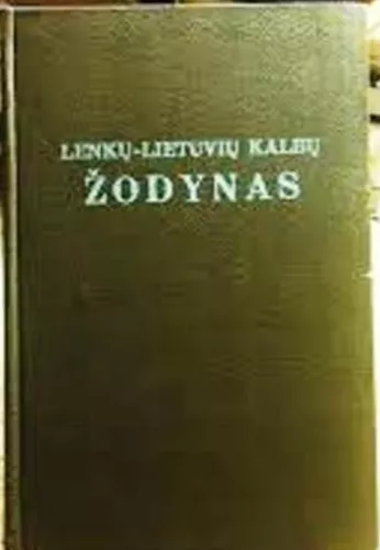 Lenkų-lietuvių kalbų žodynas