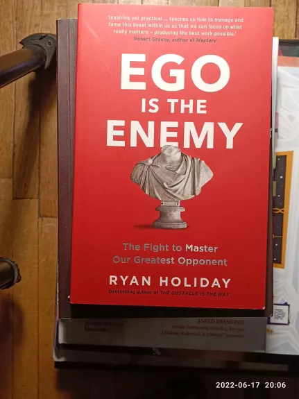 Ego is the enemy - Ryan Holiday, knyga