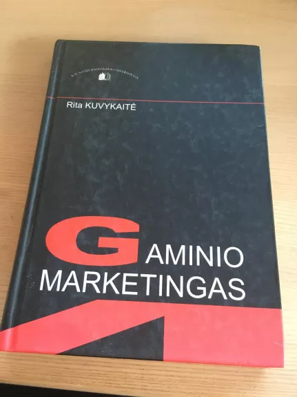 Gaminio marketingas - Rita Kuvykaitė, knyga