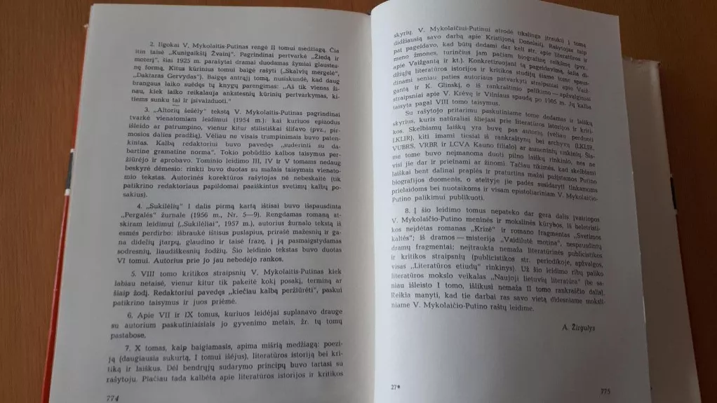 RAŠTAI X TOMAS - Vincas Mykolaitis-Putinas, knyga 1