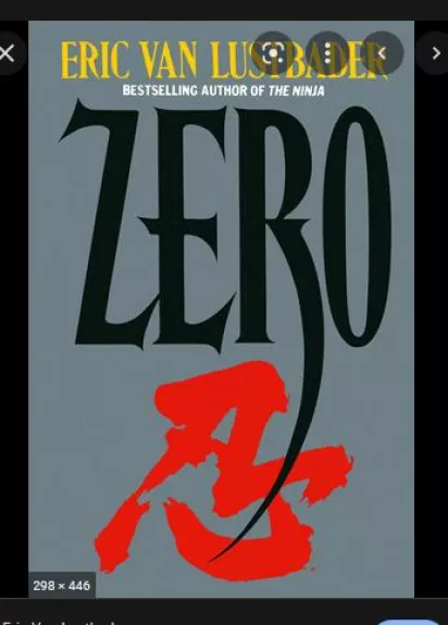 Zero - Eric Van Lustbader, knyga