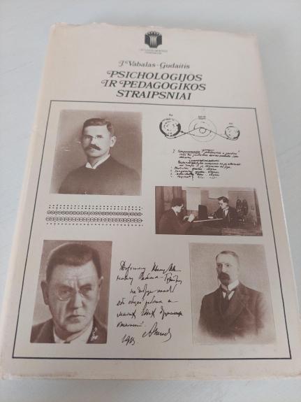 Psichologijos ir pedagogikos straipsniai - J. Vabalas–Gudaitis, knyga