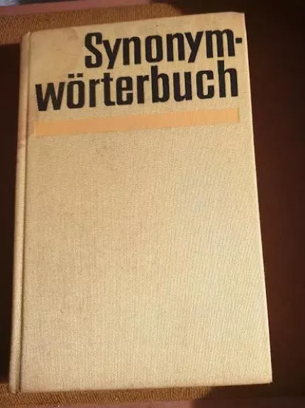 Synonym worterbuch - Herbert Gorner, knyga