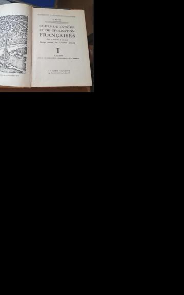 Cours de langue et de civilisation francaise