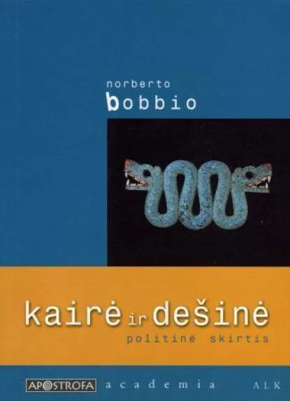 Kairė ir dešinė - Norberto Bobbio, knyga