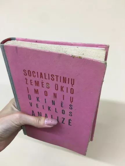 Socialistinių žemės ūkio įmonių ūkinės veiklos analizė