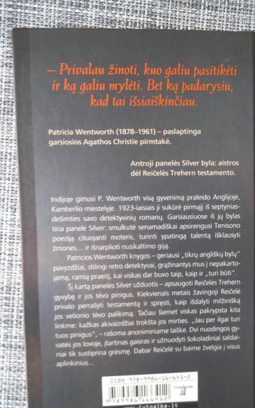 Vienišas kelias - Patricia Wentworth, knyga 1