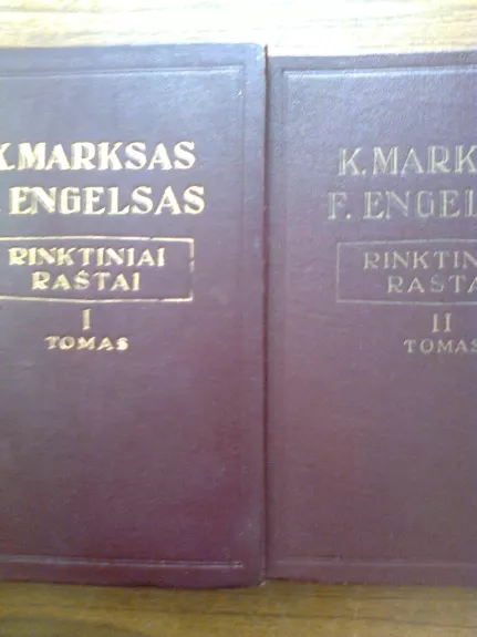 Rinktiniai raštai 1-2 tomai - K.Marksas F.Engelsas, knyga