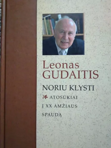 Noriu klysti - Leonas Gudaitis, knyga