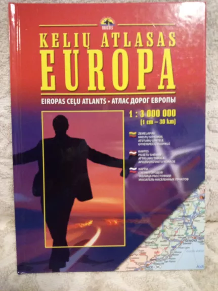 Kelių atlasas Europa - Mindaugas Baltrušaitis, knyga 1