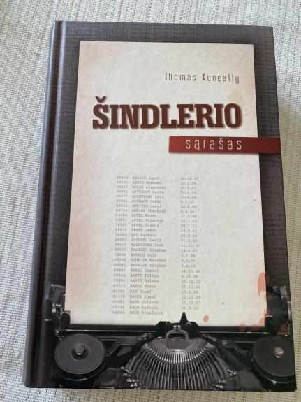 Šindlerio sąrašas - Thomas Keneally, knyga