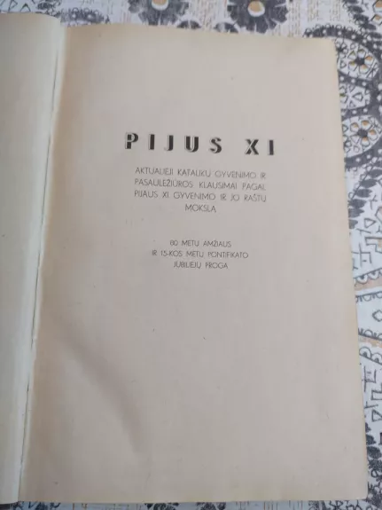 Pijus XI - Autorių Kolektyvas, knyga
