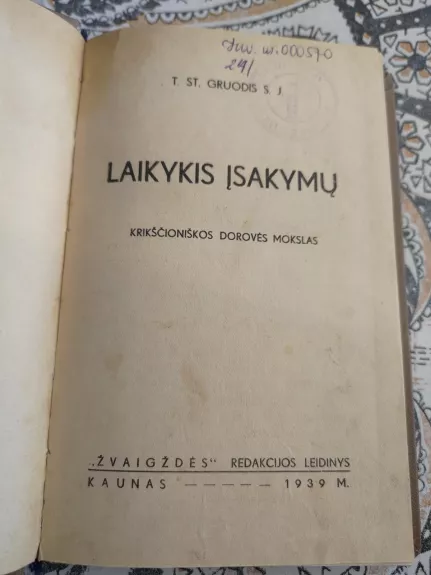 Laikykis įsakymų