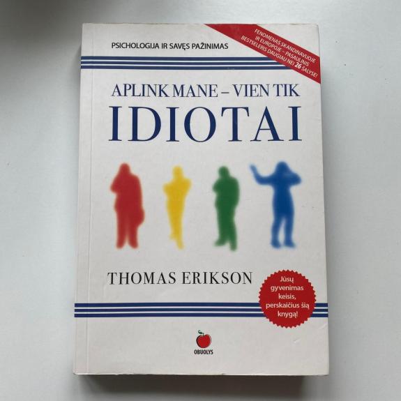 APLINK MANE - VIEN TIK IDIOTAI - Thomas Erikson, knyga