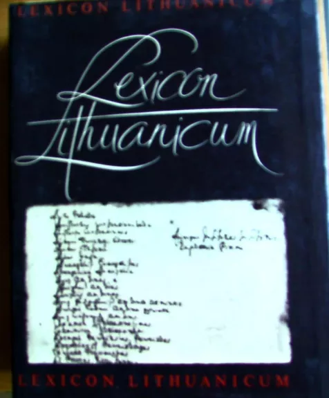 LEXICON LITHUANICUM - Drotvinas V., knyga