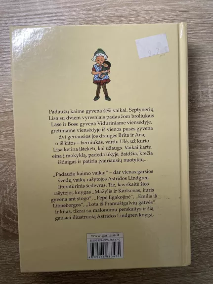 Padaužų kaimo vaikai - Astrid Lindgren, knyga 1
