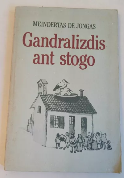 Gandralizdis ant stogo - Meindertas De Jongas, knyga 1