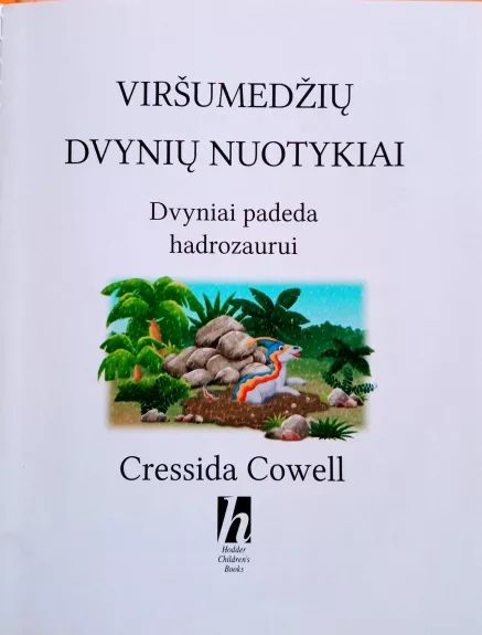 viršumedžių dvynių nuotykiai - Cressida Cowell, knyga 1