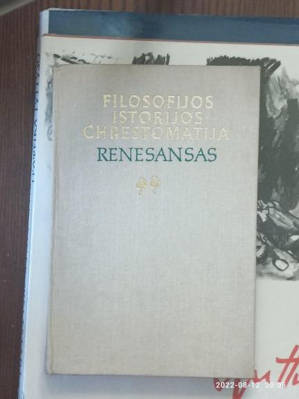 Filosofijos istorijos chrestomatija. Renesansas