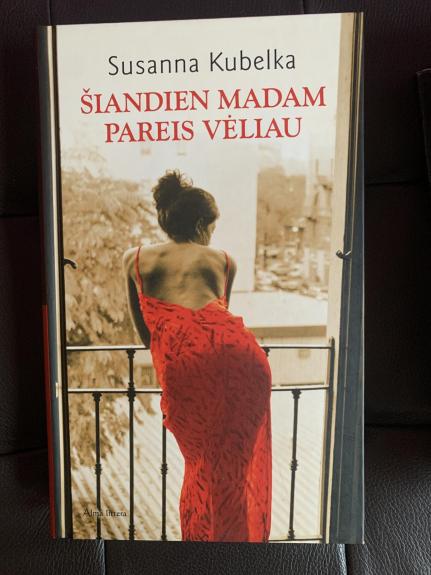 Šiandien madam pareis vėliau - Susanna Kubelka, knyga 1