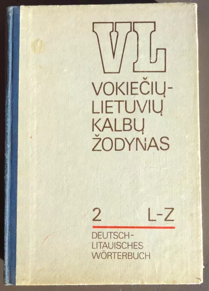 Vokiečių-lietuvių kalbų žodynas - Juozas Križinauskas, knyga 1