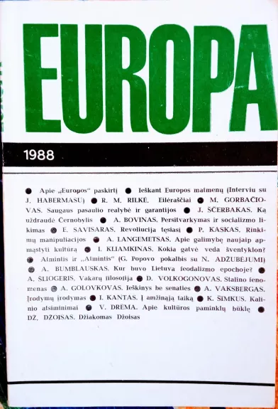 Europa 1988