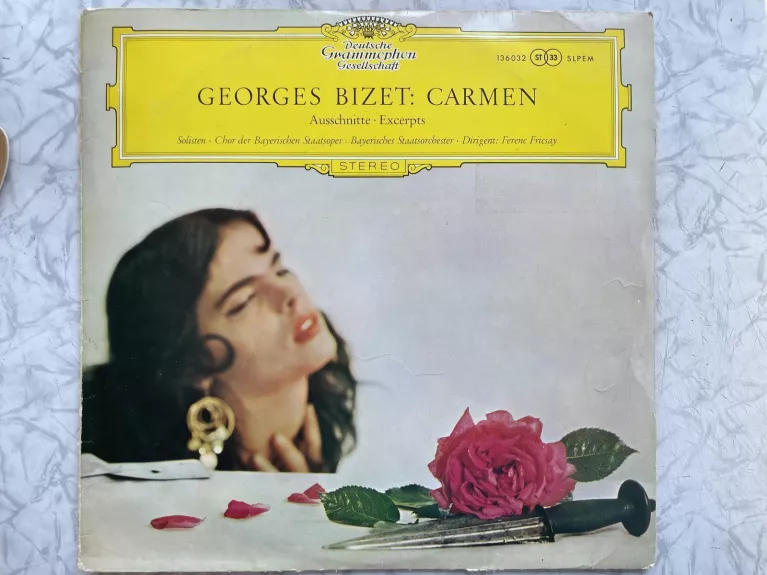 Georges Bizet, Ferenc Fricsay, Bayerisches Staatsorchester Bizet: CARMEN (Ausschnitte/Excerpts, deutsch) [Vinyl LP] [Schallplatte]