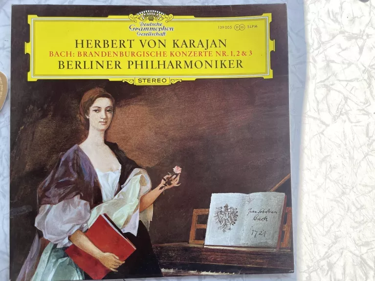 Herbert Von Karajan - Bach*, Berlin Philharmonic Orchestra* – Brandenburg Concertos Nos. 4, 5 &amp; 6 - Johann Sebastian Bach, plokštelė