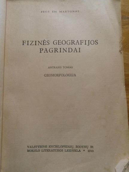 Fizinės geografijos pagrindai