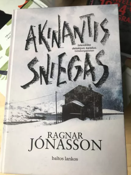 Akinantis sniegas - Ragnar Jonasson, knyga