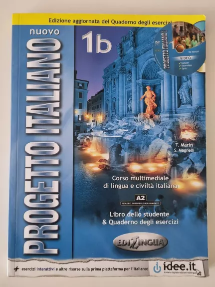 Nuovo progetto italiano. Libro dello studente. Con CD-ROM: Nouvo Progetto 1 libro dello studente   CD-ROM - T.Marin S.Magnelli, knyga 1