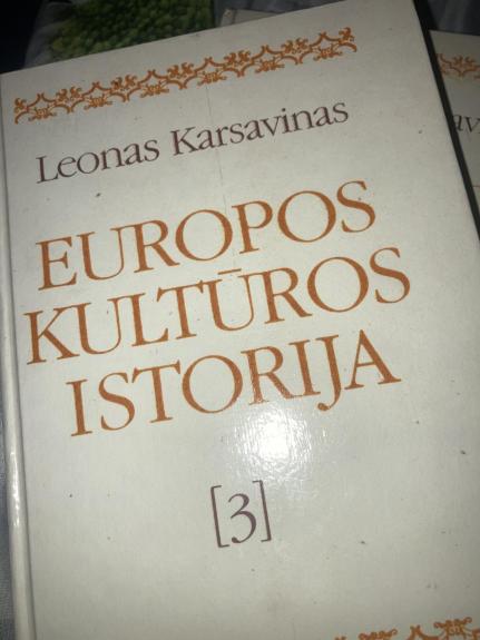Europos kultūros istorija (3 tomas)