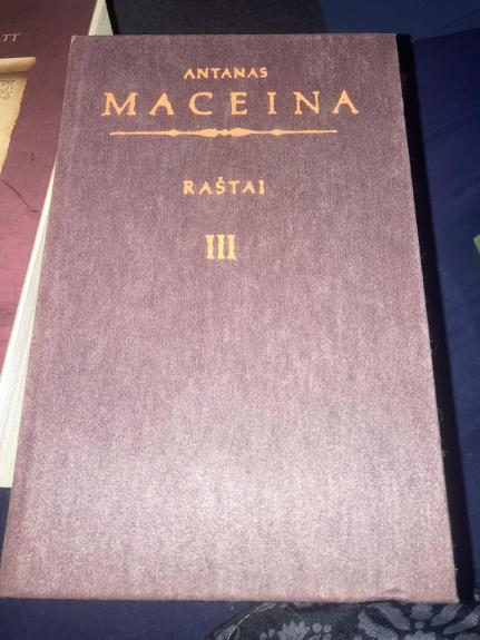 Raštai (III tomas) - Antanas Maceina, knyga