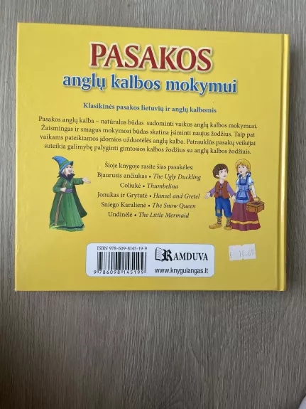 Pasakos anglų kalbos mokymui užduotėlės pratimai žodynėlis - Autorių Kolektyvas, knyga 1