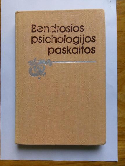 Bendrosios psichologijos paskaitos