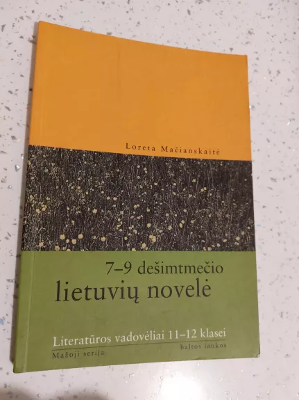 7-9 DEŠIMTMEČIO LIETUVIŲ NOVELĖ - Loreta Mačianskaitė, knyga