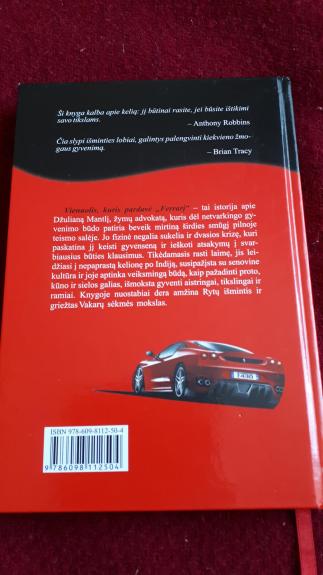Vienuolis, kuris pardavė ferrari - Robin Sharma, knyga 1