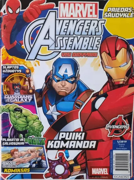 Marvel Avengers Assemble. Visi didvyriai