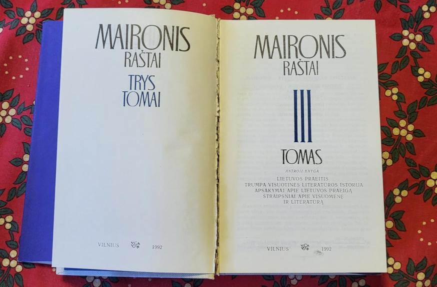 Maironis Raštai (III tomas) (2 knyga)